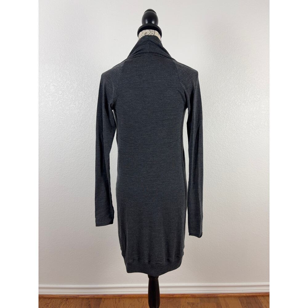 B45 BRUNELLO CUCINELLI Draped Wool Sweater Dress Womens 2 Old Money Minimalist - Picture 3 of 8